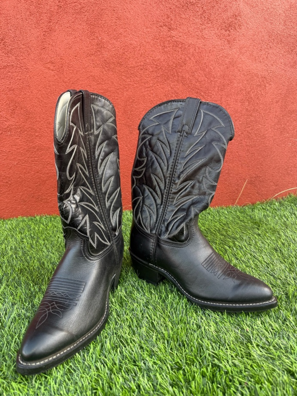 Durango Black Lace-Up Western Boots - Picture 7 of 9